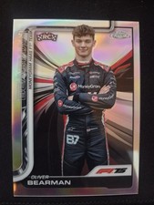 2025 Topps Chrome Formula 1 F1 Oliver Bearman RC Portrait Refractor SSP #14