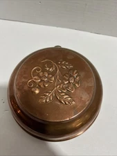 Copper And Brass Gelatin Mold Flower Design Hanging
