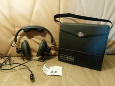 Grundig Ascoltatore Stereo Hifi 220 Cuffie VINTAGE del 1970, Custodia, Manuale