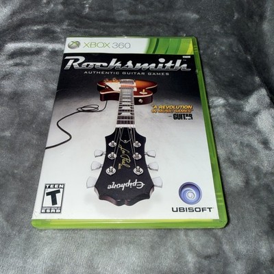 Rocksmith Microsoft Xbox 360 Game Disc & Manual, No Cord