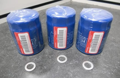 #ad OEM For Honda 15400 PLM A02 Oil Filter 3 Pk Filters 3 Washers $15.21