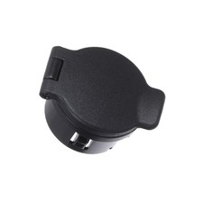 Bisel de toma de corriente con anillo de encendedor de cigarrillos negro para modelos Nissan 2004-2020