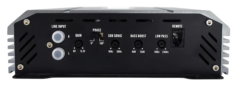 X275.2 Amplificatore Audio Auto 2 Canali Stereo 2X650W Con Bass-Boost 12 Db, Amp - Immagine 4 di 4