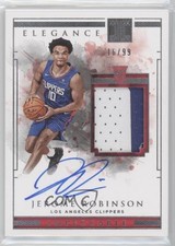 2018-19 Panini Impeccable Elegance Rookie Jersey 16/99 Jerome Robinson Auto 03xg