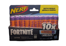 Nerf Fortnite Mega 10 Dart Refill Pack Orange Purple Darts Hasbro E7064 NIP