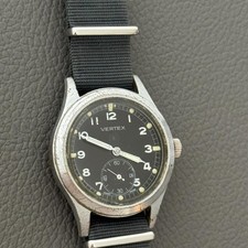 VERTEX DIRTY DOZEN WWW MILITARY WATCH MANUAL WIND 1940 BRITISH ARMY 35MM VINTAGE