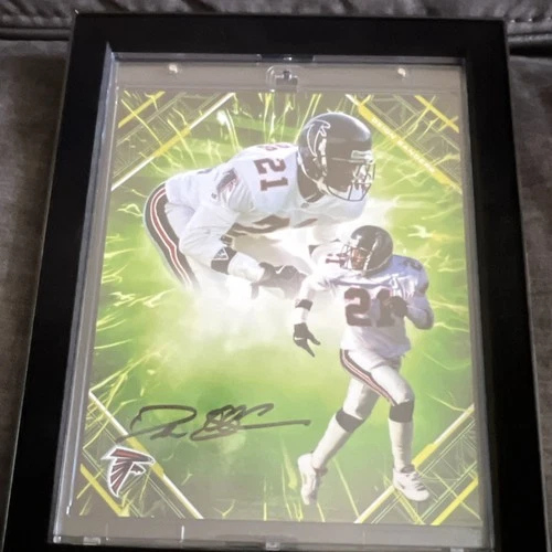 Deion Sanders Atlanta Falcons  Autographed Photo Fanatics Authentic 58/99