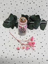 Mini Witches Spell Bottle/Talisman For Love And Happiness