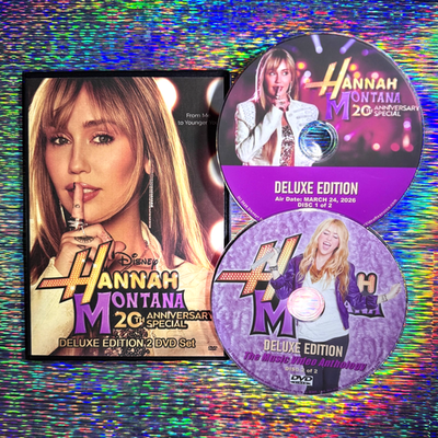 HANNAH MONTANA 20TH Anniversary Special 2 DVD Set DELUXE EDITION