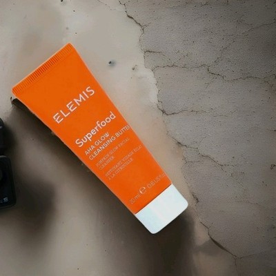 Elemis Superfood Cleanser AHA Glow Cleansing Butter 20ml NEW