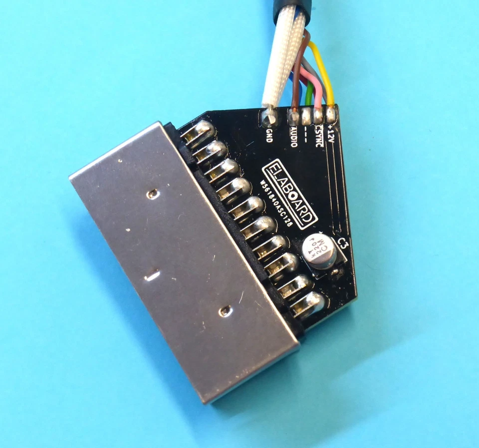 ZX Spectrum +2A , +2B , +3  RGB Scart Kabel .  RGB Cable for Spectum +2/+2B/+3 - Bild 3 von 4