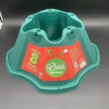 Oasis Plastic Green Large Christmas Tree Stand 1.3 gal. Capacity, 8 ft. NEW