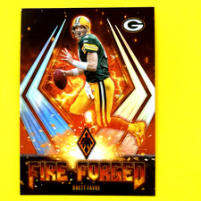 Brett Favre 2021 Panini Mosaic Fire Forged Insert #3 Green Bay Packers