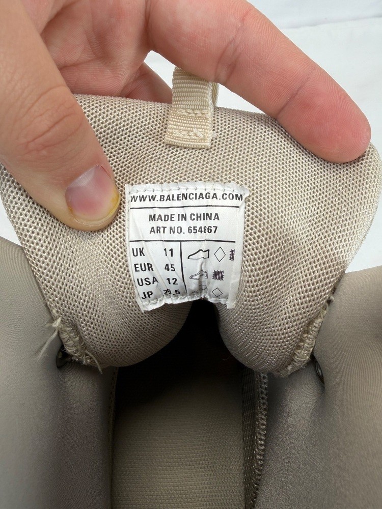 Balenciaga High Top Tracks Beige US 12 SPB-MS 343600 thumbnail 8