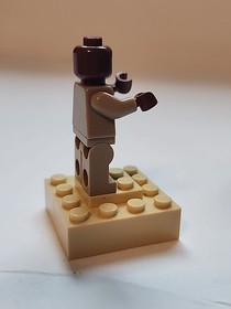 Lego Mace Windu 7868 8019 The Clone Wars Star Wars Minifigure W/ Display 