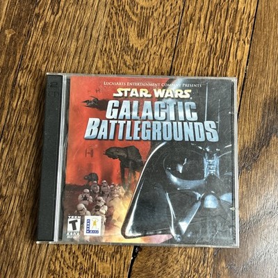 Star Wars Galactic Battlegrounds Pc CD-ROM Video Game, 2001 T-Teen