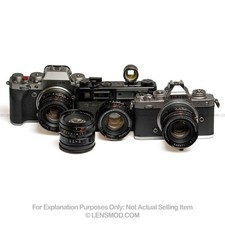 Yashica Electro 35 GTN Yashinon 45mm F1.7 Modified Lens for Fuji x  Nikon Z