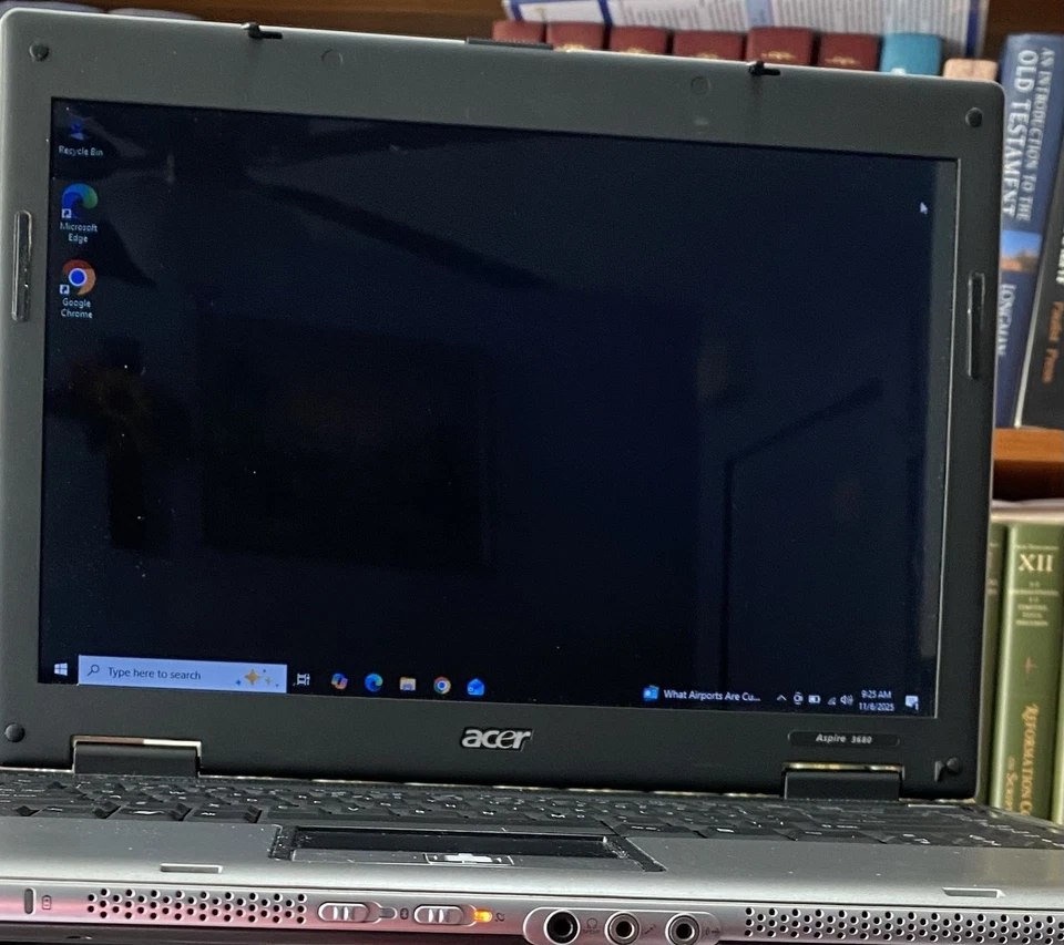 Acer Aspire 3680 Laptop 15" Intel 1.86GHz 128GB SSD Good Battery DVD - Image 2 of 4