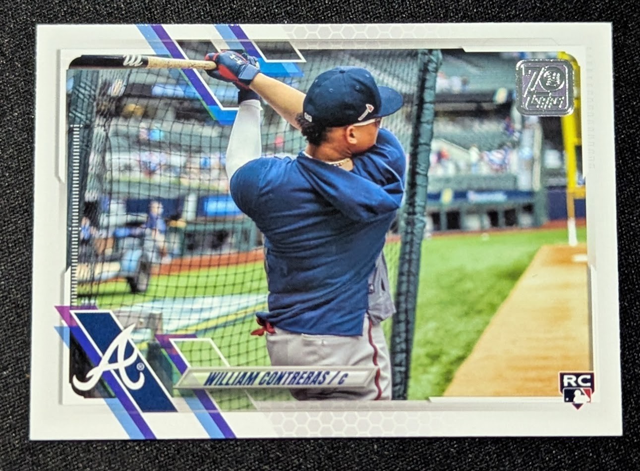 2021 Topps #390 William Contreras Rookie Image Variation SP RC