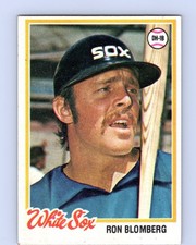 1978 Topps #506 Ron Blomberg Chicago White Sox Baseball Card EX-EX+