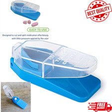 Pill Cutter and Splitter, Cuts Pills, Vitamins, Tablets, Stainless Steel Pack-2