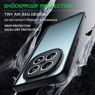 For Xiaomi Redmi Note 15 Pro+ 5G, Hybrid Soft Bumper Acrylic Clear Case Cover