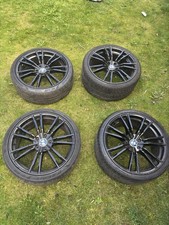 Genuine BMW 706M 20” Alloy Wheels Set 9.5J & 10.5J OEM F90 M5 M8 5x112 Black