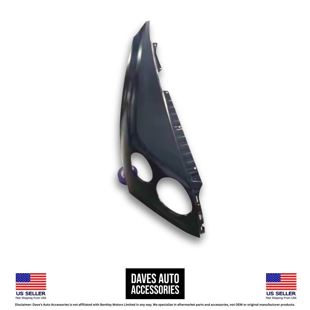 1PC 16-18 Bentley GT GTC Continental Carbon Fiber Passenger Side Front Fender