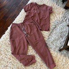 Figs Scrubs Set Zamora Jogger XXL Catarina Top XL Mauve
