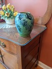 Vintage Brush McCoy Pottery Green Onyx Vase — photo 3