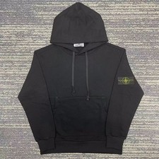 STONE ISLAND Hoodie Black Unisex New