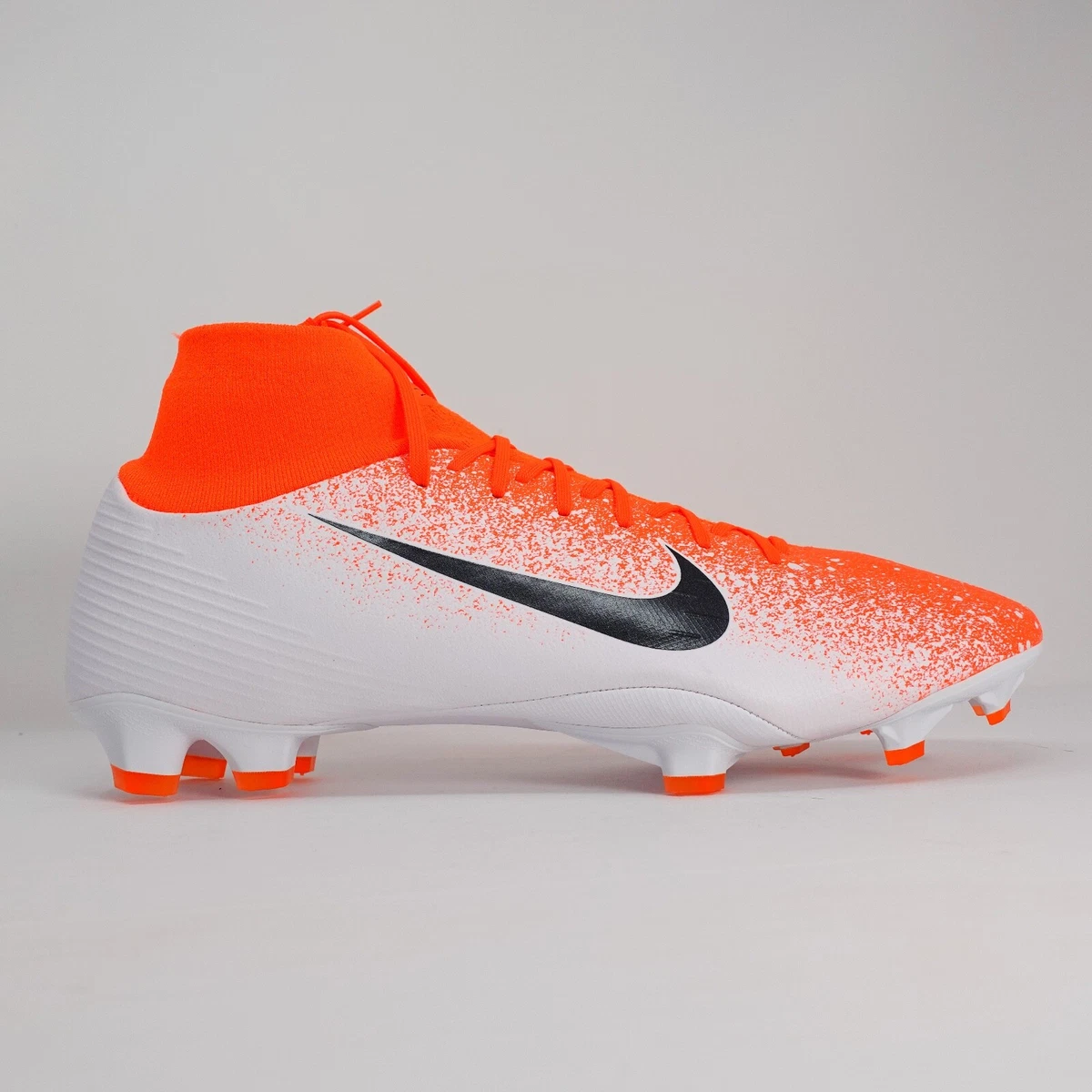 Nike mercurial superfly white 2025 and orange