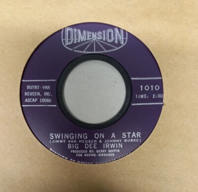 Big Dee Irwin Swingingvon A Star / Single Platte 7 '' 