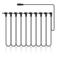 DC 10-Way Daisy Chain Cable For Electric Guitar Effect Pedal Power Adapter Cord