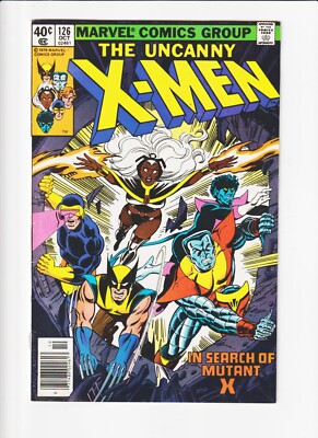 Uncanny X-Men #126 1ST SERIES MARVEL COMIC BYRNE/ AUSTIN -Proteus and MasterminD