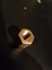  New 10mm x 1.5mm exhaust  tall brass nuts M10 x 1.5   15.8mm tall