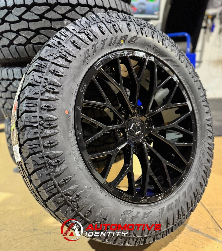 Llantas 20x9 TIS 566B Atturo 28560R20 33,5" neumáticos AT 6x135 Ford F150 Lightning Foto 3 de 4