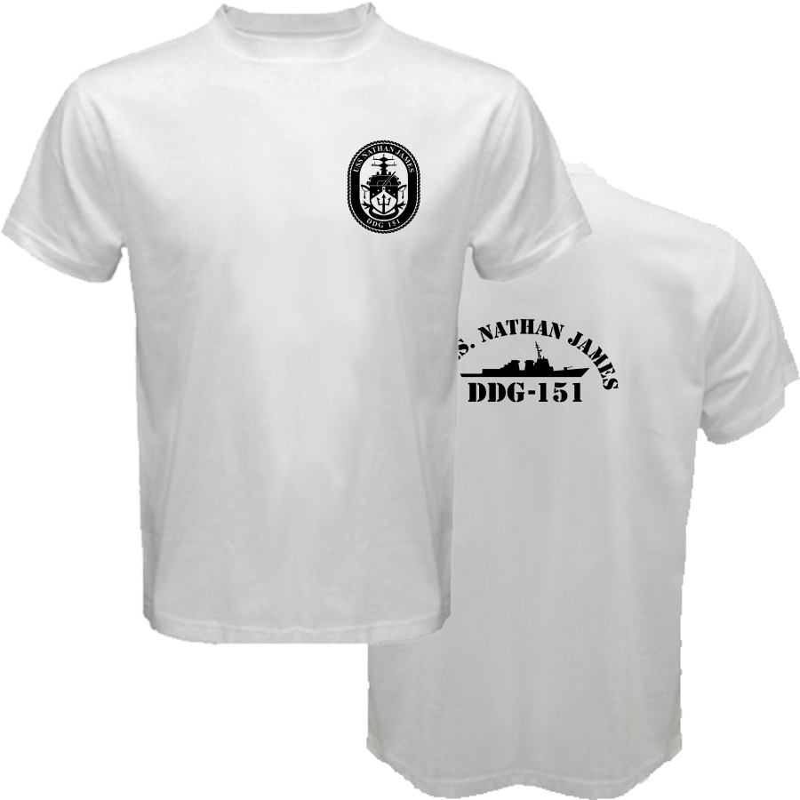 T-shirt USS Nathan James DDG-151 'The Last Ship' - Taille S à 5XL - Unisexe - Coton - Neuf