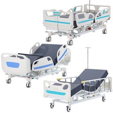 VEVOR Pflegebett Krankenhausbett Seniorenbett elektrisch 3/5Funktionen 200/250kg