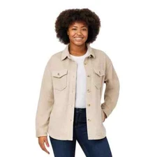 Member's Mark Women's Shacket Size XXL Toasted Heather