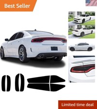 Transform Your Dodge 2015-2023 With Dark Smoke Tail Light Sidemarker Tint Kit