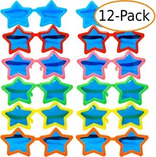 10" JUMBO Star Party Favor Sunglasses for Photobooth Prop, Cosplay