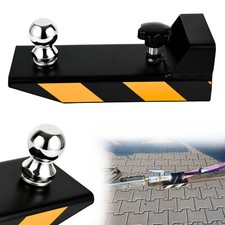 Aiuto manovra carrello elevatore rimorchio testa sferica gancio di traino nero