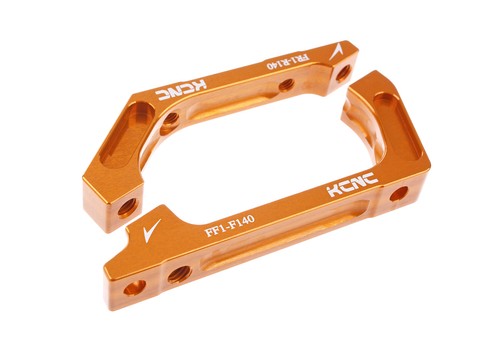 KCNC Cyclocross BICICLETTA BICI piatto mount adattatori freno a disco FM  per 140mm NERO PM | eBay