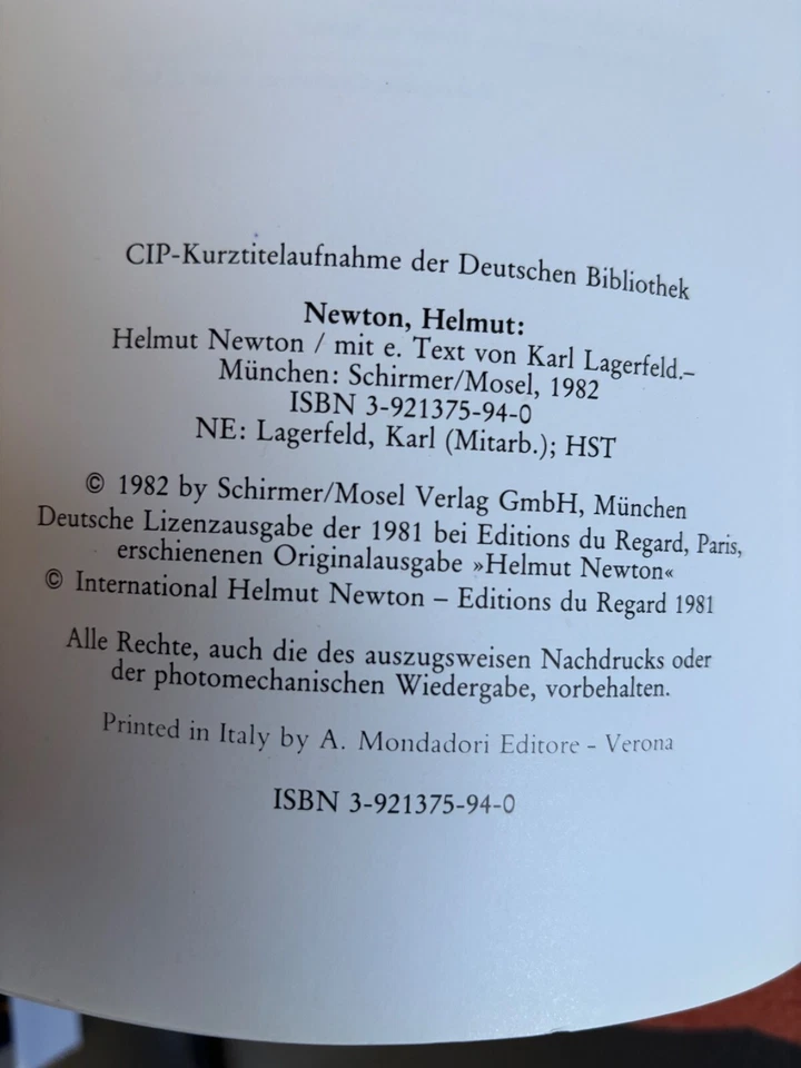 Libro raro Helmut Newton Big Nudes 1982 tapa de papel edición en idioma alemán Foto 2 de 4