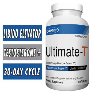 USP Labs Ultimate-T New Formula Ultimate Test Libido Booster 60 Tablets New