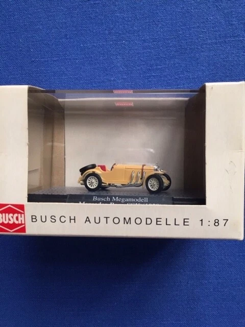 BUSCH 1:87 Mercedes-Benz SSK (1928)  # 48302 nella confezione originale del 1997 - Immagine 2 di 4