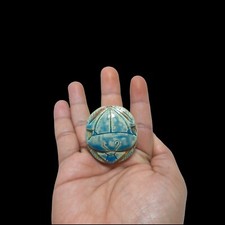 RARE ANTIQUE ANCIENT EGYPTIAN Ring Bracelet Pharaonic Stone Scarab Hieroglyphic