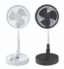 Cordless Fan Telescopic-Folding Cooling Wireless Whit USB Portable Rechargeable