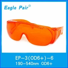 OD6+ Laser Safety Glasses 405nm 450nm 532nm Blue/Green Diode Protection Goggles 